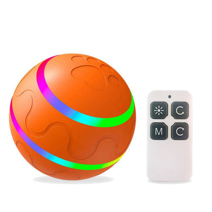 Interactive USB rechargeable cat ball toy from My Store, self-rotating pet toy for engaging play with cats.
