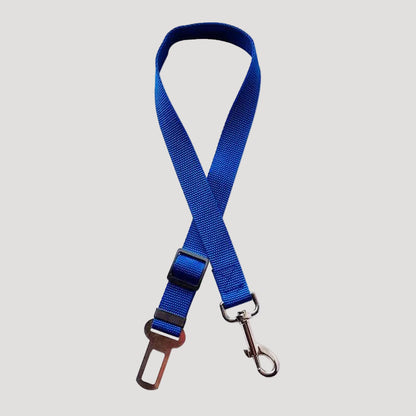 Adjustable pet dog car seat belt from My Store, showing secure fit and safety features for travel.