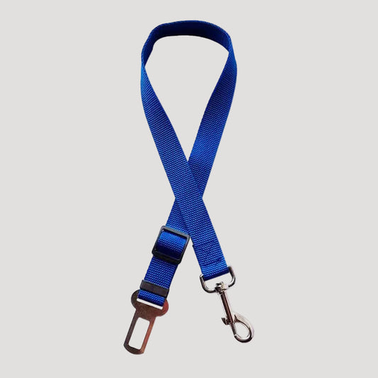 Adjustable pet dog car seat belt from My Store, showing secure fit and safety features for travel.