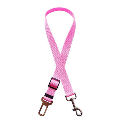 Adjustable My Store pet dog car seat belt with secure clip and durable strap for safe travel in vehicles.