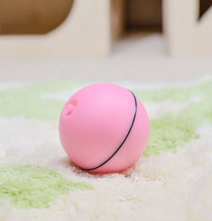 Interactive LED laser cat toy ball from My Store, electronic rolling toy designed for entertaining cats with light and movement.