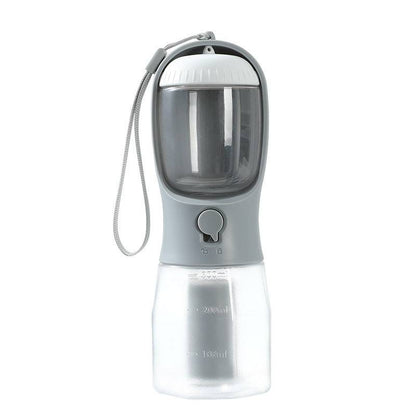 Portable 3-in-1 dog water cup travel bottle for pets by My Store, featuring a water container and bowl for on-the-go hydration.