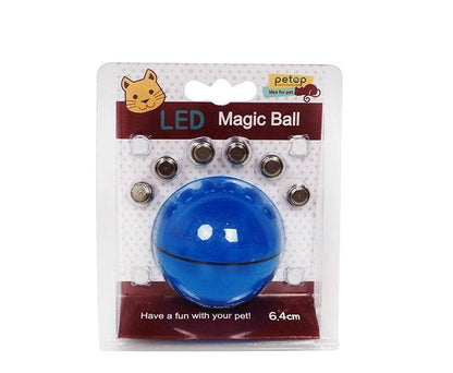Interactive LED laser cat toy ball by My Store, electronic rolling toy designed to entertain and engage cats.