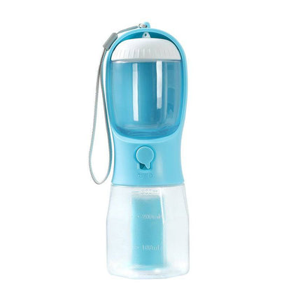 Portable 3-in-1 dog water cup by My Store, featuring a travel bottle with built-in water bowl for pets on the go.