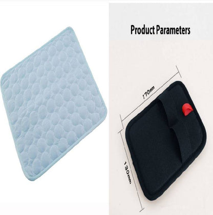 Breathable Pet Ice Silk Cooling Mat by My Store for dogs and cats, self-cooling and comfortable for hot days.
