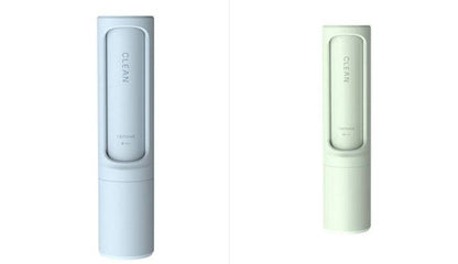 Reusable pet hair remover brush from My Store with a self-cleaning lint roller and portable design, ideal for removing pet hair from clothing.
