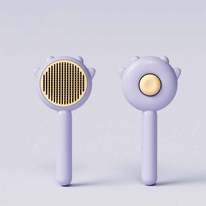 Cat Comb Hair Removal Brush gentle grooming tool with a soft handle and fine comb design for pets.
