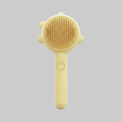 Cat Comb Hair Removal Brush for gentle grooming and massage for pets, featuring a comfortable grip and effective bristles.