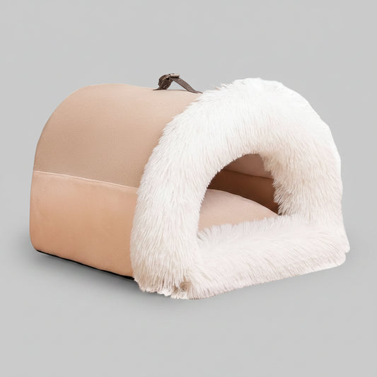 Soft, portable warm pet nest by My Store with cozy cushioning, ideal for dogs and cats to rest comfortably.