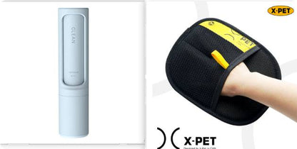 Reusable pet hair remover brush by My Store with self-cleaning lint roller for pet hair removal on clothing and furniture