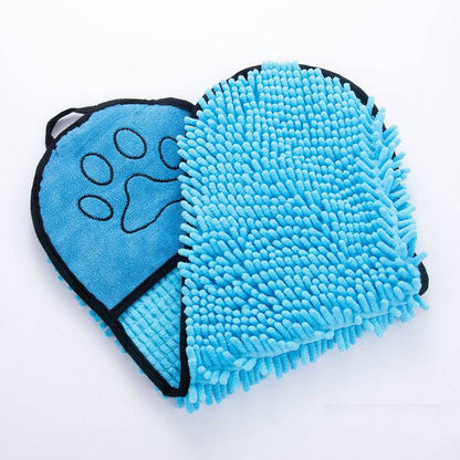My Store microfiber pet bath towel with quick-drying, super-absorbent microfiber material, designed for drying dogs and cats.